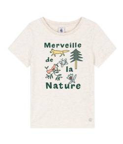 Petit Bateau Mädchen Kurzärmeliges T-shirt, Beige Montelimar Chine, 8 Jahre von Petit Bateau