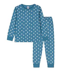 Petit Bateau Mädchen Pyjama, Blau Polochon / Mehrfarbig, 6 Jahre von Petit Bateau