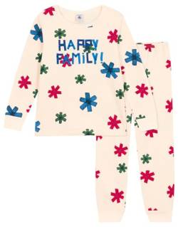 Petit Bateau Mädchen Pyjama, Weiss Avalanche / Mehrfarbig, 12 Jahre von Petit Bateau