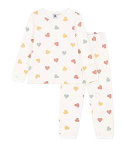 Petit Bateau Mädchen Pyjama, Weiss Marshmallow / Mehrfarbig, 6 Jahre von Petit Bateau