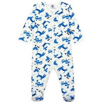 Petit Bateau Strampler Petit Bateau Baby Strampler weiß mit Tier Print in Größen 3-18 Monate von Petit Bateau