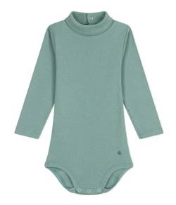 Petit Bateau Unisex Baby Langarm-Body mit Rollkragen, Grün Paul, 18 Monate von Petit Bateau