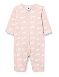 Petit Bateau Unisex Baby Pyjama ohne Fuß für einen guten Schlaf, Rosa Saline / Weiss Marshmallow, 3 Jahre von Petit Bateau