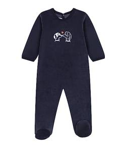 Petit Bateau Unisex Baby Pyjama zum Schlafen gut, Blau Smoking, 6 Monate von Petit Bateau