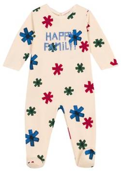 Petit Bateau Unisex Baby Pyjama zum Schlafen gut, Weiss Avalanche / Mehrfarbig, 6 Monate von Petit Bateau