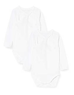 Petit Bateau Unisex BabyLangarm-Body für Neugeborene (2er Pack) , Variante 1, 0 Monate von Petit Bateau