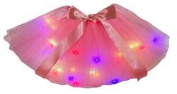 Petitebelle Einzelne Farbe Led Lichter Lady Tüll Tutu, hellrosa, Einheitsgröße von Petitebelle