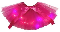 Petitebelle Einzelne Farbe Led Lichter Lady Tüll Tutu, hot pink, Einheitsgröße von Petitebelle