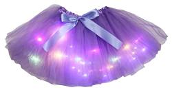 Petitebelle Einzelne Farbe Led Lichter Lady Tüll Tutu, lavendel, Einheitsgröße von Petitebelle