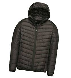 Leichte Daunenjacke Mit Kapuze Herren Daunenmantel Steppjacke Daunen Winterjacke Herren Leicht Männer Down Jacket Lightweight Daunenjacken Winterjacken Steppjacken Winter Sportliche Armee-Grün XXL von Peuignao