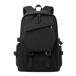 Rucksack Teenager Mädchen Schulrucksack Mädchen Jungen Teenager Rucksack Schule Schultasche Damen School Bag Backpack Uni Rucksack Jugendliche Mädchen Schulrucksack Oberstufe Mädc Schoolbag Schwarz von Peuignao