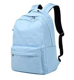 Schulrucksack Mädchen Teenager Laptop Schul Rucksack Schule Teen Schultasche Daypack Studenten Rucksack Damen PC Volkschule Rucksack Universität Jugendliche Süße Rucksäcke Mädchen Wasserdicht Blau von Peuignao