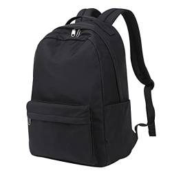 Schulrucksack Mädchen Teenager Laptop Schul Rucksack Schule Teen Schultasche Daypack Studenten Rucksack Damen PC Volkschule Rucksack Universität Jugendliche Süße Rucksäcke Mädchen Wasserdicht Schwarz von Peuignao