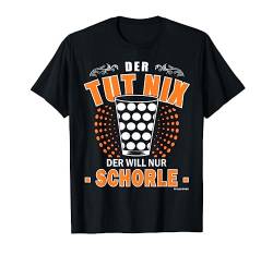 Der Tut Nix Der Will Nur Schorle Dubbeglas Geschenk Pfälzer T-Shirt von Pfalzpower Weinfest