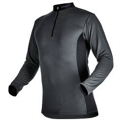 Pfanner Funktionsshirt Langarm Cocona Zipp-Neck, Farbe:grau, Größe:XXL von Pfanner