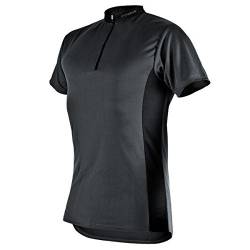 Pfanner Funktionsshirt Zipp-Neck Kurzarm, Farbe:grau, Größe:3XL von Pfanner