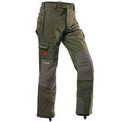 Pfanner Gladiator Hose Outdoorhose Herren Funktionshose extrem widerstandsfähig Kevlar® verstärkt Cocona® Funktionsfutter reissfest atmungsaktiv, Farbe:Oliv, Größe:XXL von Pfanner