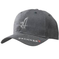 Pfanner Hockey Cap - grau | mit Pfanner- und Holzer-Stick von Pfanner