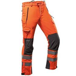 Pfanner Outdoor Warnschutzhose Gladiator extrem 804488, Farbe:orange, Größe:M (kurzgr.) von Pfanner