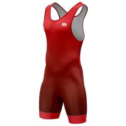 Phantom Athletics Ringertrikot Apex - Wrestling Ringeranzug Herren (Rot, Large) von Phantom Athletics