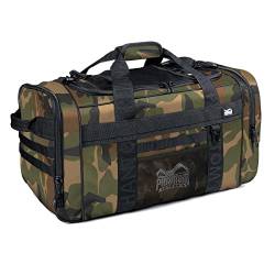 Phantom Athletics Sporttasche Tactic | Gym-Bag Fitness Training - 70 Liter Groß (Woodland Camo) von Phantom Athletics