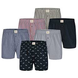 Phil & Co. Berlin Herren Boxershorts 6-Pack Web Classic - Set 5 - Größe M von Phil & Co. Berlin