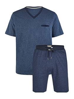 Phil & Co. Berlin Herren Pyjama 1-Pack Shorty - Navy-gestreift - Größe XL von Phil & Co. Berlin