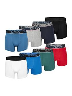 Phil & Co. Berlin Herren Retro Pants 8-Pack Jersey - Multicolor 4 - Größe XL von Phil & Co. Berlin