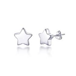 Boucles d'oreilles étoile en argent sterling von Philip Jones