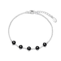 Philip Jones Armband aus schwarzem Onyx-Edelstein von Philip Jones