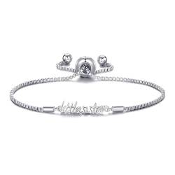 Philip Jones Versilbertes Little Sister-Armband mit Zircondia®-Kristallen von Philip Jones