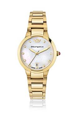 Philip Watch Damen Analog Quarz Uhr mit Edelstahl Armband R8253599501 von Philip Watch