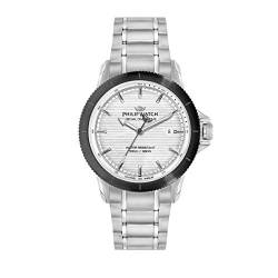 Philip Watch Herren Analog Quarz Uhr mit Edelstahl Armband R8253214001 von Philip Watch