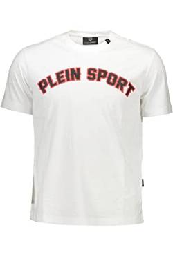 Philipp Plein Sport Herren T-Shirt TIPS121 94 Grau T-Shirt, weiß, M von Philipp Plein Sport