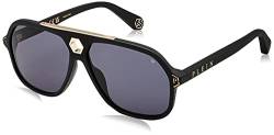 Philipp Plein Herren SPP004M Sonnenbrille, MATT/Sandblasted Black von Philipp Plein