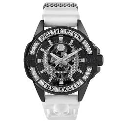 Philipp Plein Herren Uhr Analog Quarz The $Kull Carbon Fiber PWAAA1822 Silikon von Philipp Plein