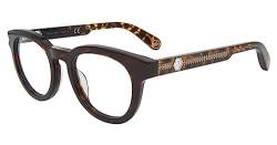 Philipp Plein Herren VPP024V Sonnenbrille, Shiny Dark Havana, 49 von Philipp Plein