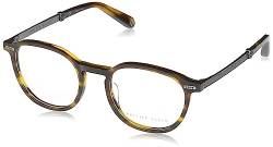 Philipp Plein Herren VPP057M Sonnenbrille, Shiny Striped.Brown Havana, 51 von Philipp Plein