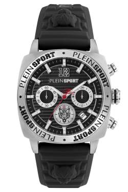 Philipp Plein PSGBA0623 Herrenuhr Chronograph Wildcat Schwarz/Silberfarben von Philipp Plein