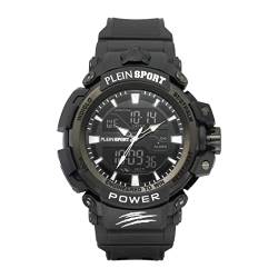 Plein Sport Herren Uhr Analog Digital Quarz Combat PSNBA0123 Silikon von Philipp Plein