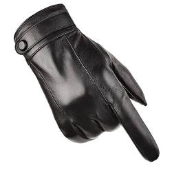 Philivivi Winter handschuhe Herren schwarz, Touchscreen Warme handschuhe Fleecefutter Fäustlinge zum Fahren Radfahren im Freien von Philivivi