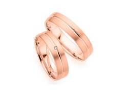 Trauring PHÖNIX "Schmuck Geschenk Gold 333 Ehering LIEBE versch. Varianten" Fingerringe Gr. 49, ohne Brillant, Roségold 333, 5,0 mm, rosegold (roségoldfarben) Trauringe von Phoenix