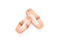 Trauring PHÖNIX "Schmuck Geschenk Gold 333 Ehering LIEBE versch. Varianten" Fingerringe Gr. 64, ohne Brillant, Roségold 333, 4,0 mm, rosegold (roségoldfarben) Trauringe von Phoenix