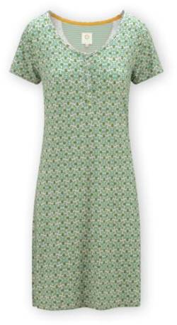 PiP Studio Daisy Short Sleeve Nightdress Verano Farbe Green Größe L Nachthemd Kleid Geknöpft von PiP Studio
