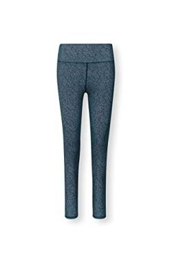 PiP Studio Damen Bella Leafy Dots Sporthose Yogahose Leggings Long Trouser Homewear blau, Grösse:L, Farbe:blau von PiP Studio