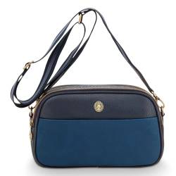 PiP Studio Frida Cross Body Bag Medium Blue 26.5x7.5x16.5cm von PiP Studio