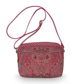 Pip Studio Handtasche Kyoto | Dark Pink - 23,5 x 18 x 7,5 von PiP Studio