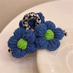 Plüschblumen Große Halteklammer Frauen Süße Haarnadel Krabbenstirnband Haifischklammer Haarschmuck Kopfbedeckung TS5332-2 (Farbe: TS53321) (Color : TS53322) von PiWine