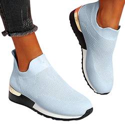 Pianshanzi Damenschuhe Fitness Weich Sneaker Sportschuhe Fitnessschuhe Atmungsaktiv Turnschuhe Walkingschuhe Running Schuhe Rutschfeste Leicht Laufschuhe Straßenlaufschuhe Freizeitschuhe Joggingschuhe von Pianshanzi