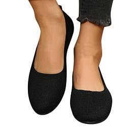 Pianshanzi Flache Schuhe Für Damen Ballerinas Damen Sportlich Barfuss Schuhe Damen Weiß Atmungsaktiv Freizeitschuhe Halbschuhe Slippers Niedriger Absatz Bootsschuhe für Frauen Party von Pianshanzi